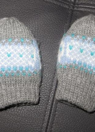 Теплі зимові рукавички, рукавиці 1-2 років5 фото