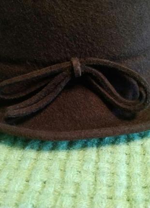Шляпа шерсть фетр винтаж3 фото