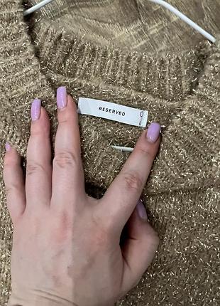 Оверсайз светр з блискітками 2