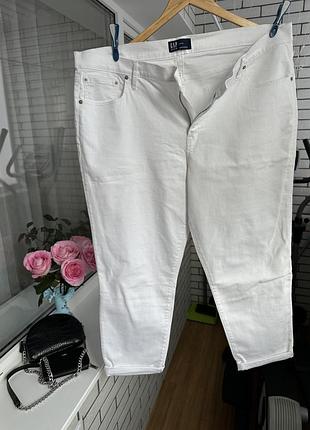 Новые белые стрейчевые джинсы gap