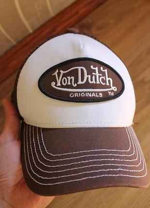 Кепка бейсболка von dutch trucker boston