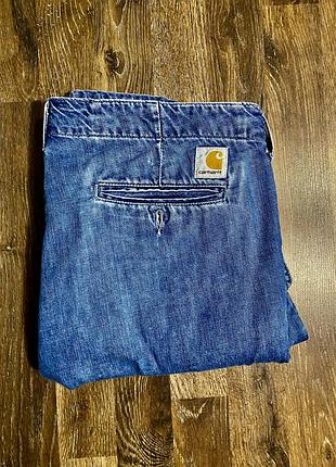 Джинсовые шорты carhartt. кархарт