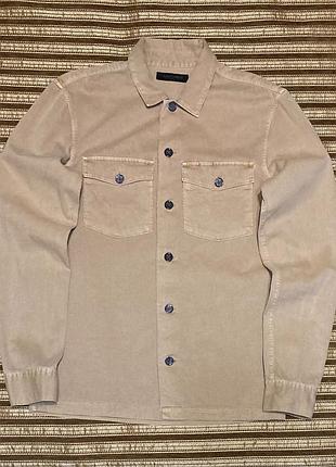 Рубашка allsaints spotter shirt vintage effect плотная/плотная