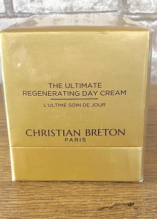Новий шикарний відновлюваний крем christian breton age priority the ultimate regenerating day cream, 50 мл, франція, оригінал!