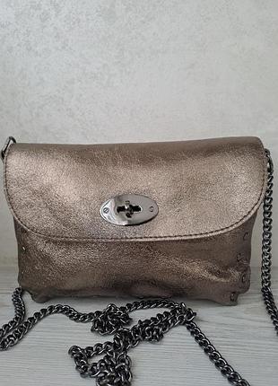 Фирменная кожаная сумка Moda In Pelle