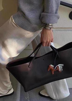 Сумка кожаная the row 👜