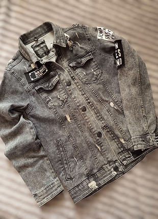 Мужская джинсовка 
подростковая джинсовка
