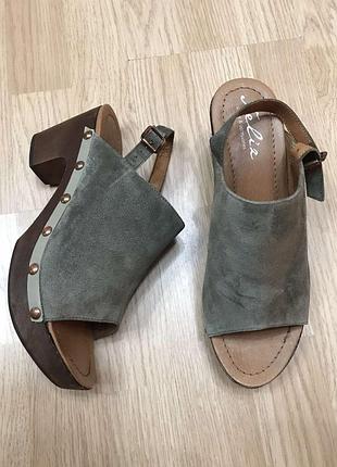 Cабо босоножки замша кожа р.37/38 ст.25,5см feliz accessories стукалки
