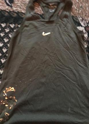 Маечка nike цвет хаки