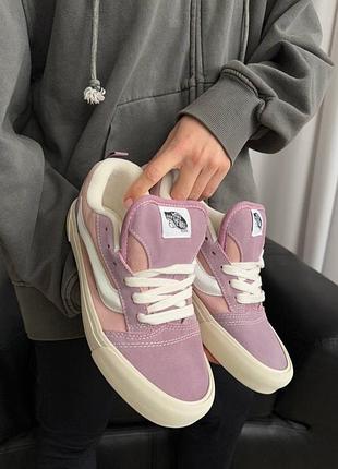 Брендовые кроссовки vans knu pplarform pink their