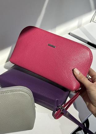 Косметичка клатч 2в1 шкіра