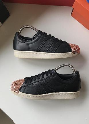 Adidas super star роз 38 настоящая кожа оригинал