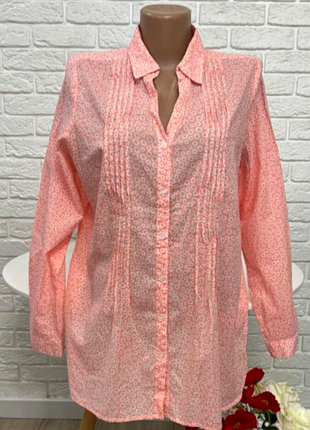 Блузка з натуральної тканини коттон розмір l-xl (48-50)  бренд " walbusch"