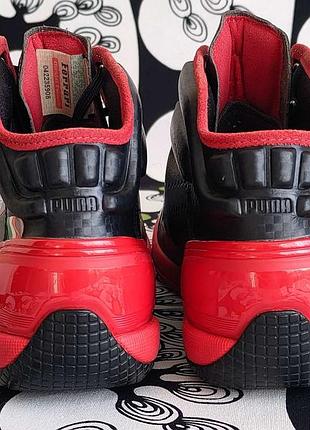 Черно-красные кроссовки body puma buy.размер-38,5, 24,5см.5 фото