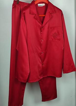 Шелковая пижама большой размер