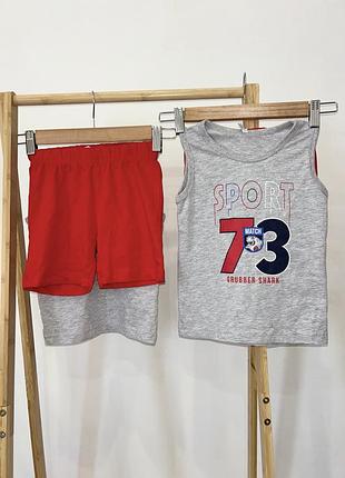 Спортивний костюм літній шорти і майка