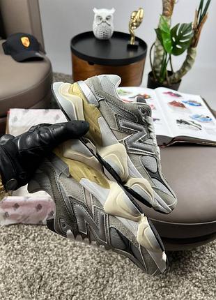 Женские кроссовки new balance 9060 grey white