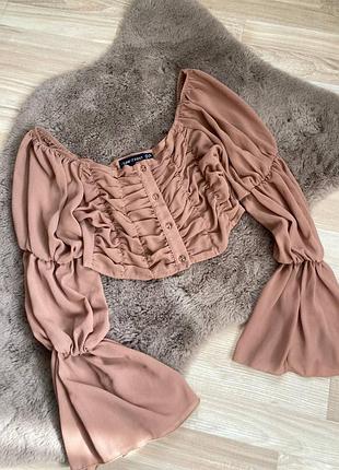 Топ праздничный шифоновый размер м