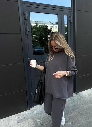 Дуже комфортний жіночий костюм у стилі oversize🔥wv-057