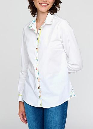 38-40р. рубашка блузка  bariloche хлопок