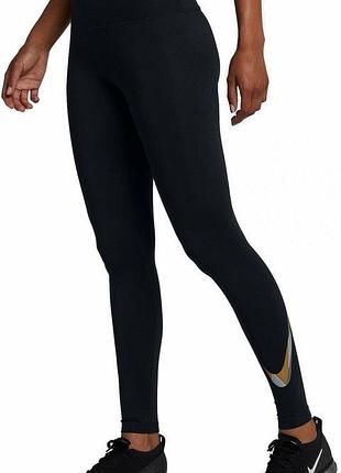 Женские лосины леггинсы тайтсы nike w nk flsh essntla tght