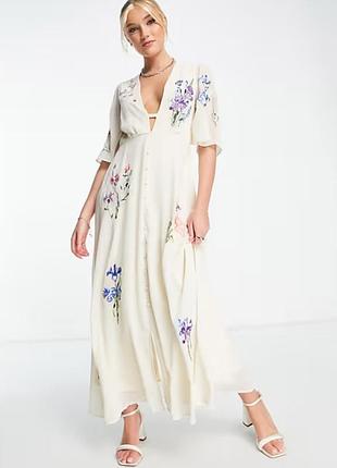 Изумительное вышитое платье от hope & ivy