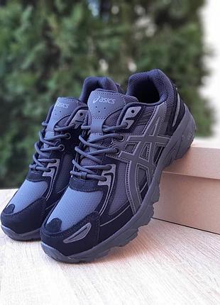 Asics gel-venture 6 чорні  кросівки чоловічі асікс асикс кроссовки кросовки