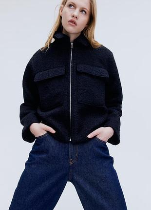 Жакет шерстяной пиджак куртка курточка h&amp;m hm оригинал ✅ xxs xs s m l xl 1259405006
