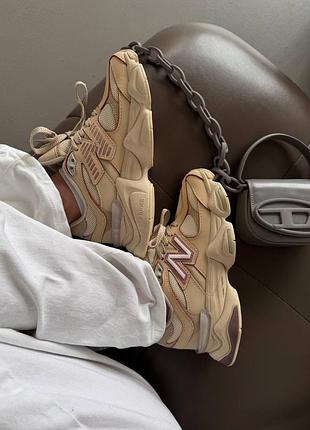 Кроссовки 9060 beige / orange
