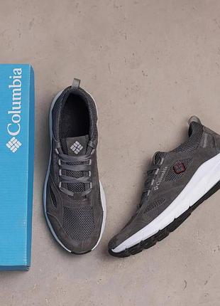 Кроссовки натуральная замша/ текстиль