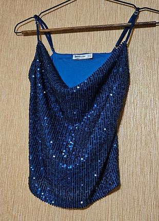 Топ с пайетками