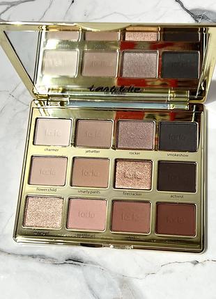 Базовая нюдовая палетка теней tarte tartelette in bloom amazonian clay lalette оригинал