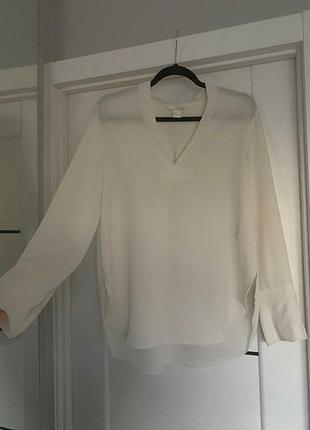 Блуза/ туника h&m молочного цвета.