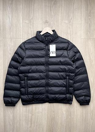 Куртка zara (s-xxl) lightweight puffer jacket оригинал демисезон