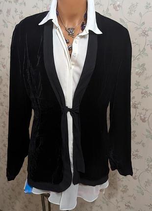Піджак шовк оксамит