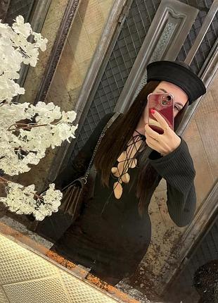 Платье вечернее с завязками