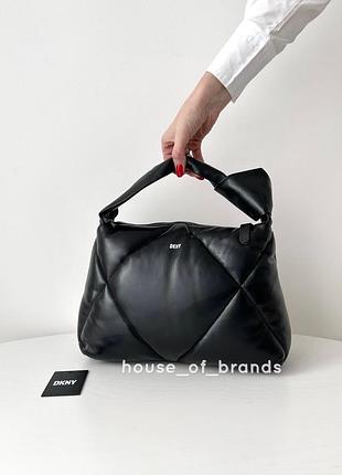 Жіноча брендова сумка dkny quilted modernist knot bag оригінал сумочка дкну донна каран на подарунок дружині подарунок дівчині