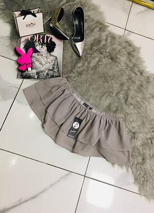 Шифоновий укорочений топ boohoo s