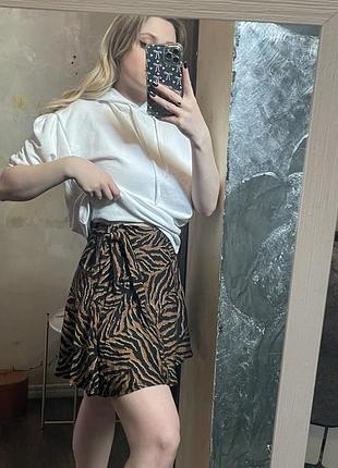 Юбка женская принт зебра