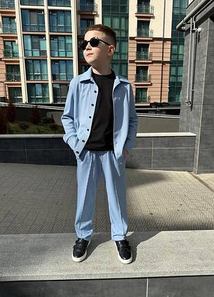 Костюм на мальчика трикотаж 128 134 140 146 152