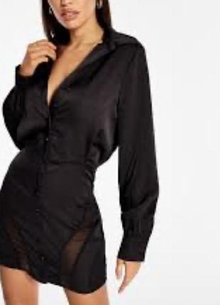 Платье стильное черное