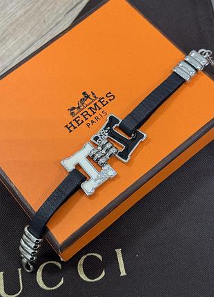 Шкіряний браслет hermes ❤️