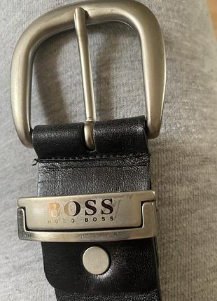 Ремень кожаный hugo boss 120/48