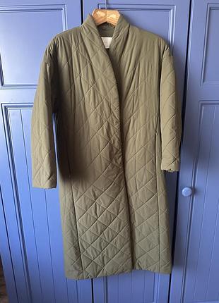 Пальто манго хакі