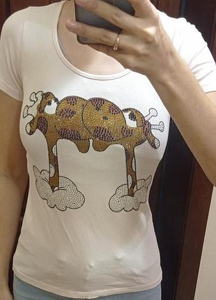 Прикольная футболка для девочки