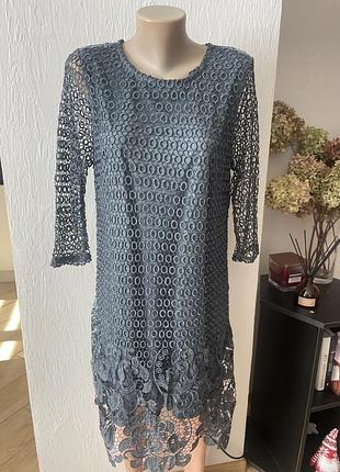 Кружевное платье от gina benotti l