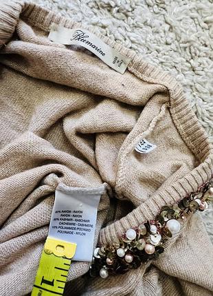 Свитер, кофточка кашемировая итальянский бренд blumarine оригинал размер s,m3 фото