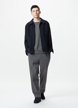 Широкі штани зі складками uniqlo