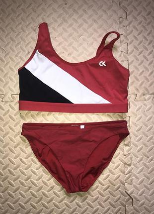 Купальник плавки топ calvin klein