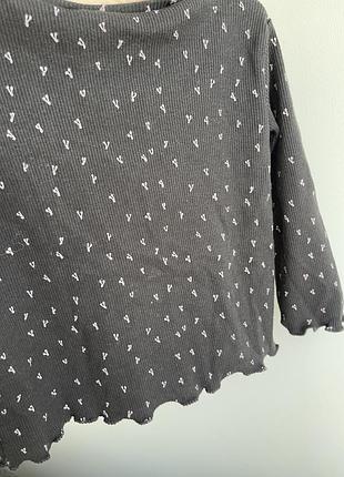 Реглан в рубчик зара, кофтинка zara , 9-12, кофта 2